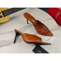 Cheap Yves Saint Laurent YSL Slippers For Women #1341381 Replica Wholesale [$98.00 USD] [ITEM#1341381] on Replica Yves Saint Laurent YSL Slippers