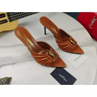 Cheap Yves Saint Laurent YSL Slippers For Women #1341381 Replica Wholesale [$98.00 USD] [ITEM#1341381] on Replica Yves Saint Laurent YSL Slippers