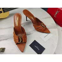 Cheap Yves Saint Laurent YSL Slippers For Women #1341381 Replica Wholesale [$98.00 USD] [ITEM#1341381] on Replica Yves Saint Laurent YSL Slippers
