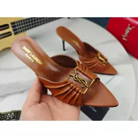 Cheap Yves Saint Laurent YSL Slippers For Women #1341381 Replica Wholesale [$98.00 USD] [ITEM#1341381] on Replica Yves Saint Laurent YSL Slippers
