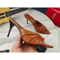Cheap Yves Saint Laurent YSL Slippers For Women #1341381 Replica Wholesale [$98.00 USD] [ITEM#1341381] on Replica Yves Saint Laurent YSL Slippers