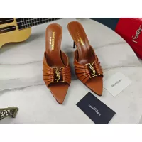Cheap Yves Saint Laurent YSL Slippers For Women #1341381 Replica Wholesale [$98.00 USD] [ITEM#1341381] on Replica Yves Saint Laurent YSL Slippers