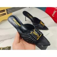 Cheap Yves Saint Laurent YSL Slippers For Women #1341382 Replica Wholesale [$98.00 USD] [ITEM#1341382] on Replica Yves Saint Laurent YSL Slippers