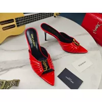 Cheap Yves Saint Laurent YSL Slippers For Women #1341383 Replica Wholesale [$98.00 USD] [ITEM#1341383] on Replica Yves Saint Laurent YSL Slippers
