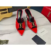 Cheap Yves Saint Laurent YSL Slippers For Women #1341383 Replica Wholesale [$98.00 USD] [ITEM#1341383] on Replica Yves Saint Laurent YSL Slippers