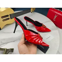Cheap Yves Saint Laurent YSL Slippers For Women #1341383 Replica Wholesale [$98.00 USD] [ITEM#1341383] on Replica Yves Saint Laurent YSL Slippers