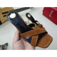 Cheap Yves Saint Laurent YSL Slippers For Women #1341393 Replica Wholesale [$100.00 USD] [ITEM#1341393] on Replica Yves Saint Laurent YSL Slippers