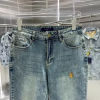 Cheap Louis Vuitton LV Jeans For Unisex #1341398 Replica Wholesale [$52.00 USD] [ITEM#1341398] on Replica Louis Vuitton LV Jeans