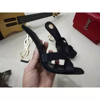 Cheap Yves Saint Laurent YSL Slippers For Women #1341410 Replica Wholesale [$100.00 USD] [ITEM#1341410] on Replica Yves Saint Laurent YSL Slippers