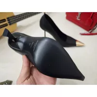 Cheap Yves Saint Laurent YSL High-Heeled Shoes For Women #1341474 Replica Wholesale [$102.00 USD] [ITEM#1341474] on Replica Yves Saint Laurent YSL High-Heeled Shoes
