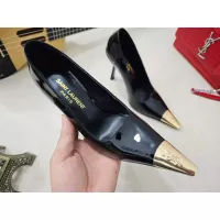 Cheap Yves Saint Laurent YSL High-Heeled Shoes For Women #1341475 Replica Wholesale [$102.00 USD] [ITEM#1341475] on Replica Yves Saint Laurent YSL High-Heeled Shoes