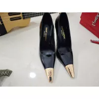 Cheap Yves Saint Laurent YSL High-Heeled Shoes For Women #1341475 Replica Wholesale [$102.00 USD] [ITEM#1341475] on Replica Yves Saint Laurent YSL High-Heeled Shoes