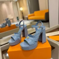 Cheap Louis Vuitton Sandal For Women #1341511 Replica Wholesale [$122.00 USD] [ITEM#1341511] on Replica Louis Vuitton Sandal