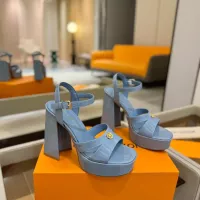 Cheap Louis Vuitton Sandal For Women #1341511 Replica Wholesale [$122.00 USD] [ITEM#1341511] on Replica Louis Vuitton Sandal