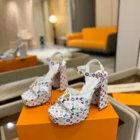 Cheap Louis Vuitton Sandal For Women #1341516 Replica Wholesale [$122.00 USD] [ITEM#1341516] on Replica Louis Vuitton Sandal