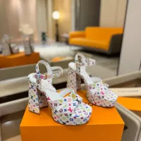 Cheap Louis Vuitton Sandal For Women #1341516 Replica Wholesale [$122.00 USD] [ITEM#1341516] on Replica Louis Vuitton Sandal