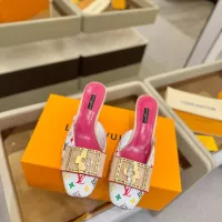 Cheap Louis Vuitton Slippers For Women #1341529 Replica Wholesale [$115.00 USD] [ITEM#1341529] on Replica Louis Vuitton Slippers