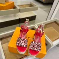 Cheap Louis Vuitton Sandal For Women #1341544 Replica Wholesale [$132.00 USD] [ITEM#1341544] on Replica Louis Vuitton Sandal