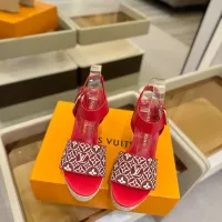 Cheap Louis Vuitton Sandal For Women #1341548 Replica Wholesale [$132.00 USD] [ITEM#1341548] on Replica Louis Vuitton Sandal