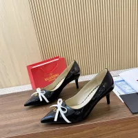 Cheap Valentino High-Heeled Shoes For Women #1341641 Replica Wholesale [$102.00 USD] [ITEM#1341641] on Replica Valentino High-Heeled Shoes