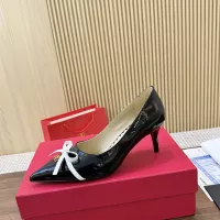 Cheap Valentino High-Heeled Shoes For Women #1341641 Replica Wholesale [$102.00 USD] [ITEM#1341641] on Replica Valentino High-Heeled Shoes