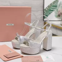 Cheap MIU MIU Sandal For Women #1341673 Replica Wholesale [$122.00 USD] [ITEM#1341673] on Replica MIU MIU Sandal