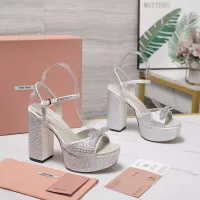 Cheap MIU MIU Sandal For Women #1341673 Replica Wholesale [$122.00 USD] [ITEM#1341673] on Replica MIU MIU Sandal