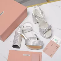 Cheap MIU MIU Sandal For Women #1341673 Replica Wholesale [$122.00 USD] [ITEM#1341673] on Replica MIU MIU Sandal