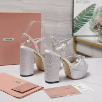 Cheap MIU MIU Sandal For Women #1341673 Replica Wholesale [$122.00 USD] [ITEM#1341673] on Replica MIU MIU Sandal