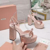 Cheap MIU MIU Sandal For Women #1341676 Replica Wholesale [$122.00 USD] [ITEM#1341676] on Replica MIU MIU Sandal