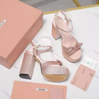 Cheap MIU MIU Sandal For Women #1341676 Replica Wholesale [$122.00 USD] [ITEM#1341676] on Replica MIU MIU Sandal