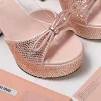 Cheap MIU MIU Sandal For Women #1341676 Replica Wholesale [$122.00 USD] [ITEM#1341676] on Replica MIU MIU Sandal