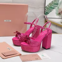 Cheap MIU MIU Sandal For Women #1341677 Replica Wholesale [$122.00 USD] [ITEM#1341677] on Replica MIU MIU Sandal