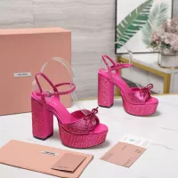 Cheap MIU MIU Sandal For Women #1341677 Replica Wholesale [$122.00 USD] [ITEM#1341677] on Replica MIU MIU Sandal