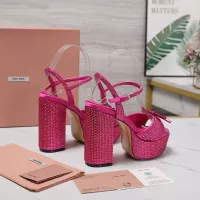 Cheap MIU MIU Sandal For Women #1341677 Replica Wholesale [$122.00 USD] [ITEM#1341677] on Replica MIU MIU Sandal