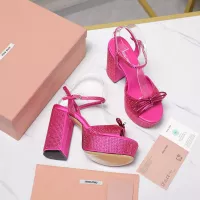 Cheap MIU MIU Sandal For Women #1341677 Replica Wholesale [$122.00 USD] [ITEM#1341677] on Replica MIU MIU Sandal