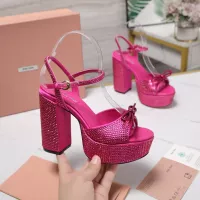 Cheap MIU MIU Sandal For Women #1341677 Replica Wholesale [$122.00 USD] [ITEM#1341677] on Replica MIU MIU Sandal