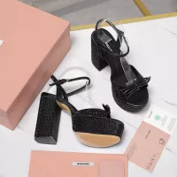 Cheap MIU MIU Sandal For Women #1341680 Replica Wholesale [$122.00 USD] [ITEM#1341680] on Replica MIU MIU Sandal