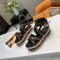 Cheap Louis Vuitton Sandal For Women #1341699 Replica Wholesale [$130.00 USD] [ITEM#1341699] on Replica Louis Vuitton Sandal