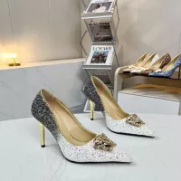 Cheap Versace High-Heeled Shoes For Women #1341721 Replica Wholesale [$82.00 USD] [ITEM#1341721] on Replica Versace High-Heeled Shoes