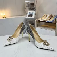 Cheap Versace High-Heeled Shoes For Women #1341721 Replica Wholesale [$82.00 USD] [ITEM#1341721] on Replica Versace High-Heeled Shoes