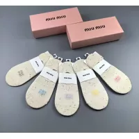 Cheap MIU MIU Socks For Women #1341805 Replica Wholesale [$25.00 USD] [ITEM#1341805] on Replica MIU MIU Socks