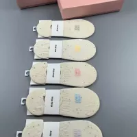 Cheap MIU MIU Socks For Women #1341805 Replica Wholesale [$25.00 USD] [ITEM#1341805] on Replica MIU MIU Socks