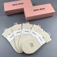 Cheap MIU MIU Socks For Women #1341805 Replica Wholesale [$25.00 USD] [ITEM#1341805] on Replica MIU MIU Socks