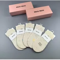 Cheap MIU MIU Socks For Women #1341805 Replica Wholesale [$25.00 USD] [ITEM#1341805] on Replica MIU MIU Socks