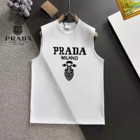 Cheap Prada T-Shirts Sleeveless For Unisex #1341965 Replica Wholesale [$25.00 USD] [ITEM#1341965] on Replica Prada T-Shirts