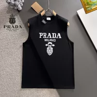 Cheap Prada T-Shirts Sleeveless For Unisex #1341966 Replica Wholesale [$25.00 USD] [ITEM#1341966] on Replica Prada T-Shirts