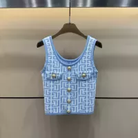 Cheap Balmain T-Shirts Sleeveless For Women #1341992 Replica Wholesale [$60.00 USD] [ITEM#1341992] on Replica Balmain T-Shirts