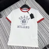 Cheap Prada T-Shirts Short Sleeved For Women #1341998 Replica Wholesale [$60.00 USD] [ITEM#1341998] on Replica Prada T-Shirts