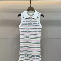 Cheap MIU MIU Dresses Sleeveless For Women #1342001 Replica Wholesale [$68.00 USD] [ITEM#1342001] on Replica MIU MIU Dresses